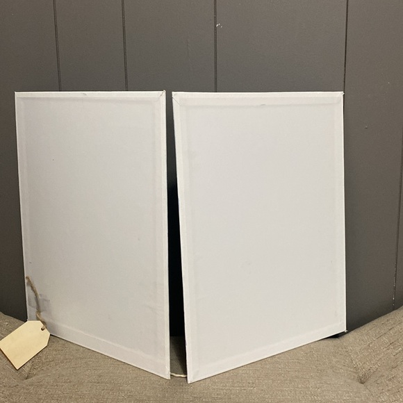 Lady and the Tramp hand painted watercolor on flat canvas 11”x14” - Picture 3 of 3